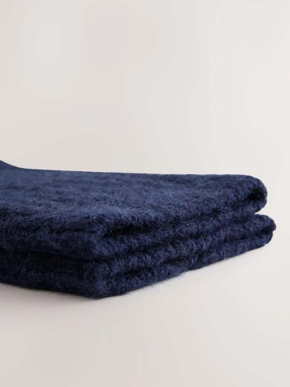 Mutsen, Handschoenen En Sjaals|Next - Ribbed Handwarmer Gloves 1 Pack Marineblauw