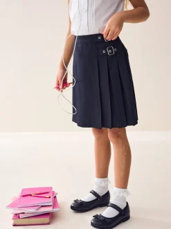 Shorts En Rokken|Next Marineblauw - Schoolkilt (3 - 16 jr)