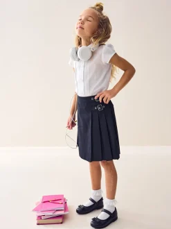 Shorts En Rokken|Next Marineblauw - Schoolkilt (3 - 16 jr)