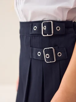 Shorts En Rokken|Next Marineblauw - Schoolkilt (3 - 16 jr)
