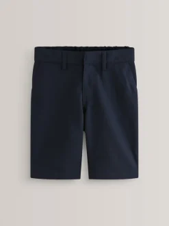 Shorts*Next - Schoolshorts zonder plooien (3-14jr) Marineblauw