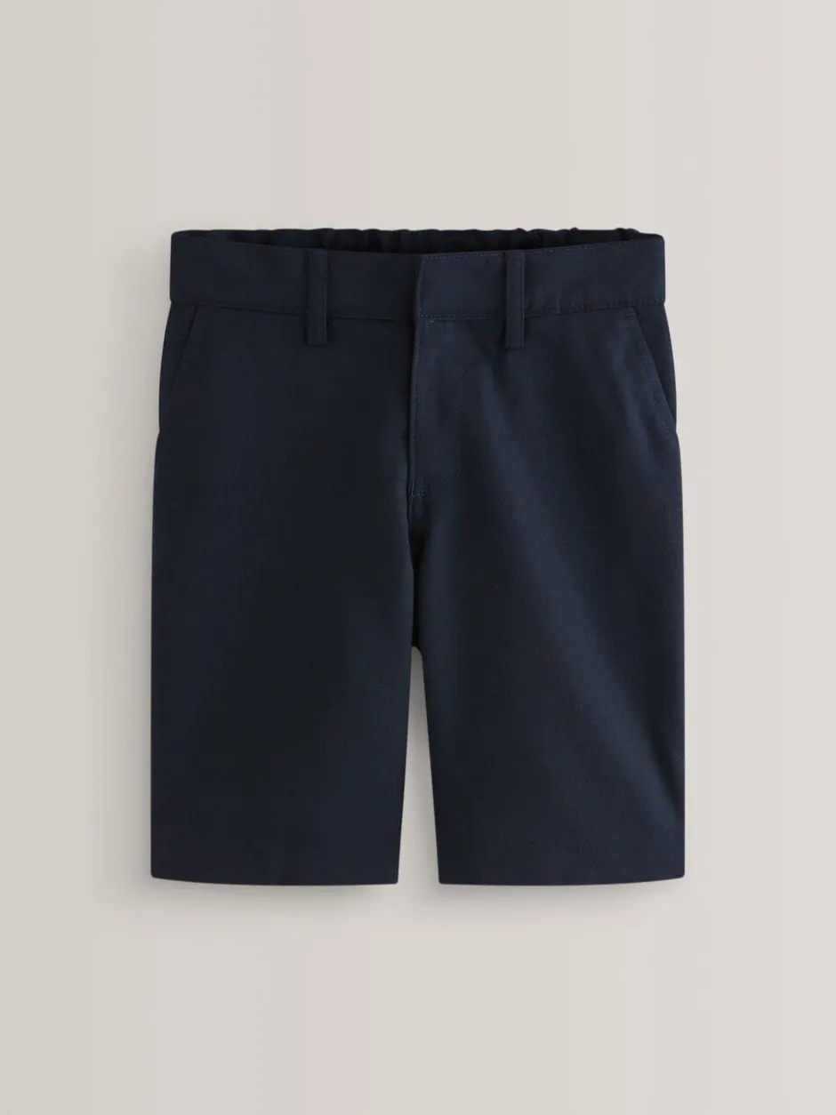 Shorts*Next - Schoolshorts zonder plooien (3-14jr) Marineblauw