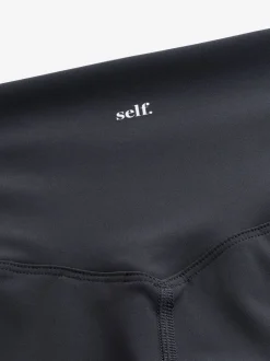 Sportkleding|Leggings En Joggingbroeken|self. Marineblauw - Legging met hoge taille
