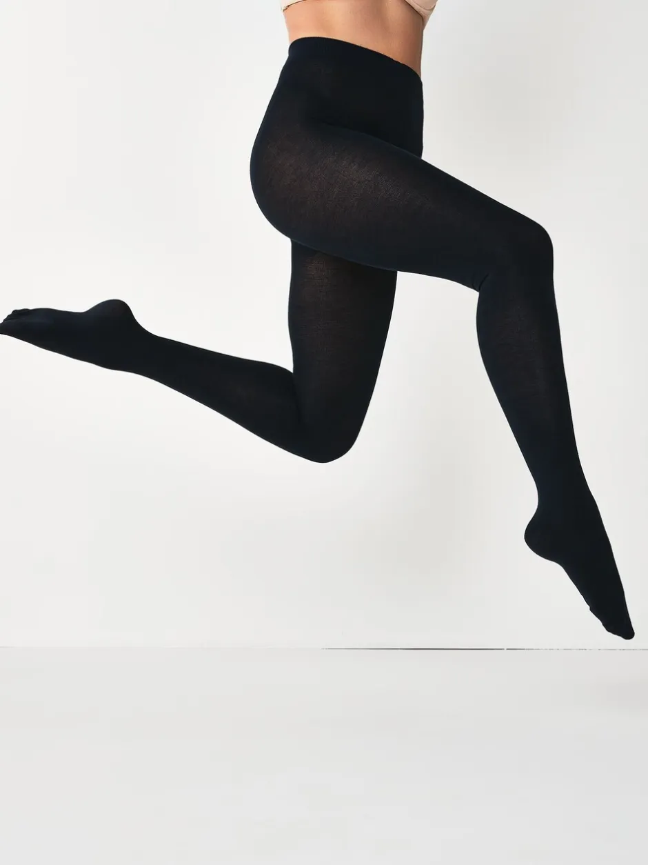 Sokken En Panty's*Next - Set van 2 gebreide panty's met warme handgreep Marineblauw
