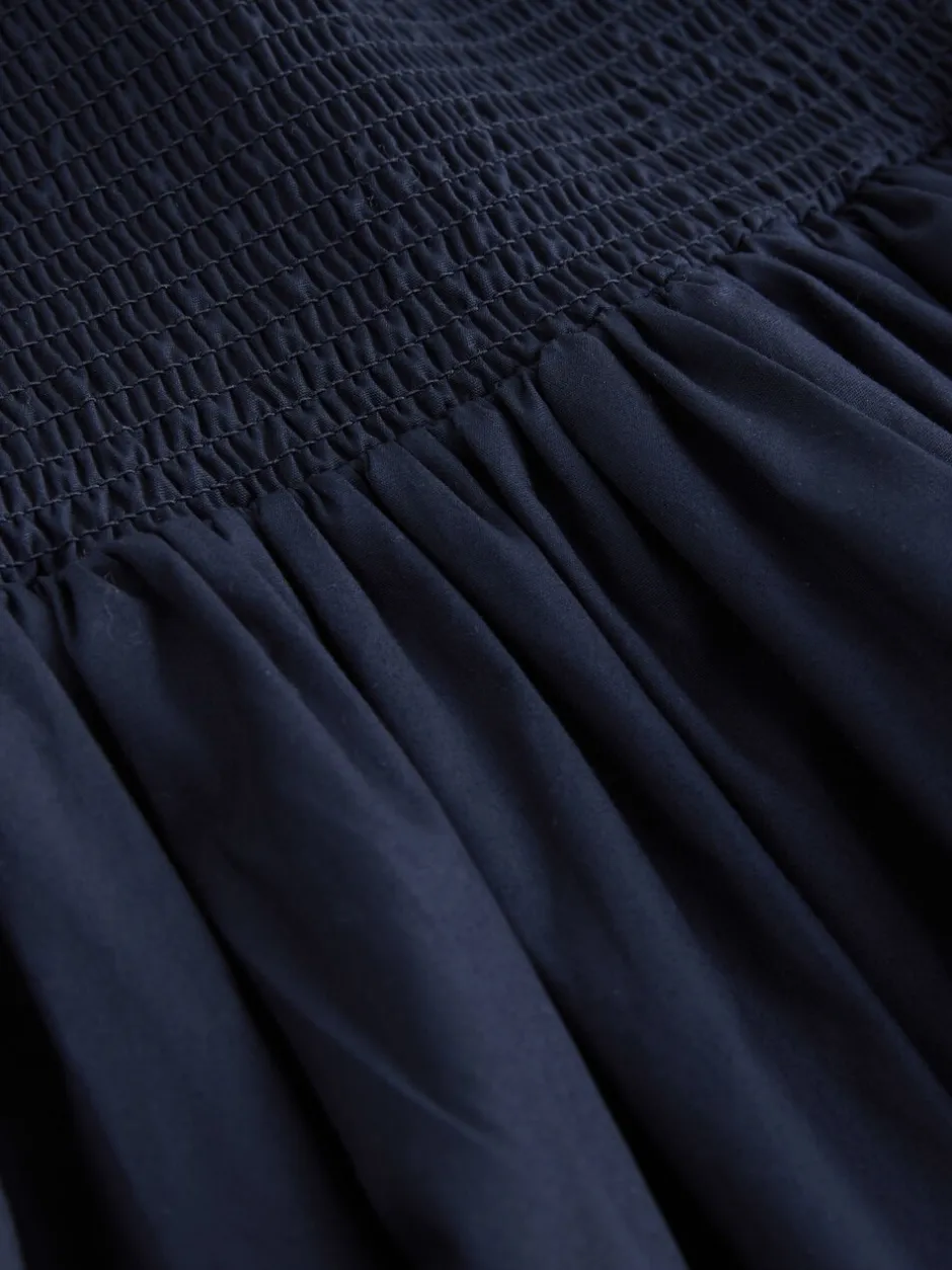 Rokken*Next - Shirred Maxi Skirt Marineblauw