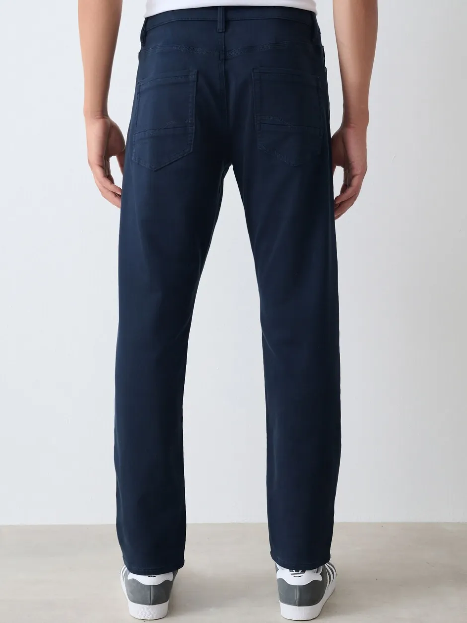 Jeans*Next Marineblauw - Slim Fit - Comfortabele stretchjeans