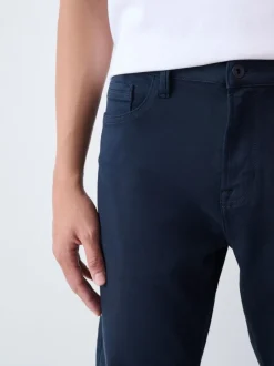 Jeans*Next Marineblauw - Slim Fit - Comfortabele stretchjeans