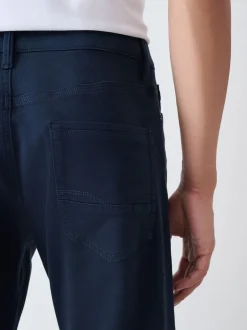 Jeans*Next Marineblauw - Slim Fit - Comfortabele stretchjeans