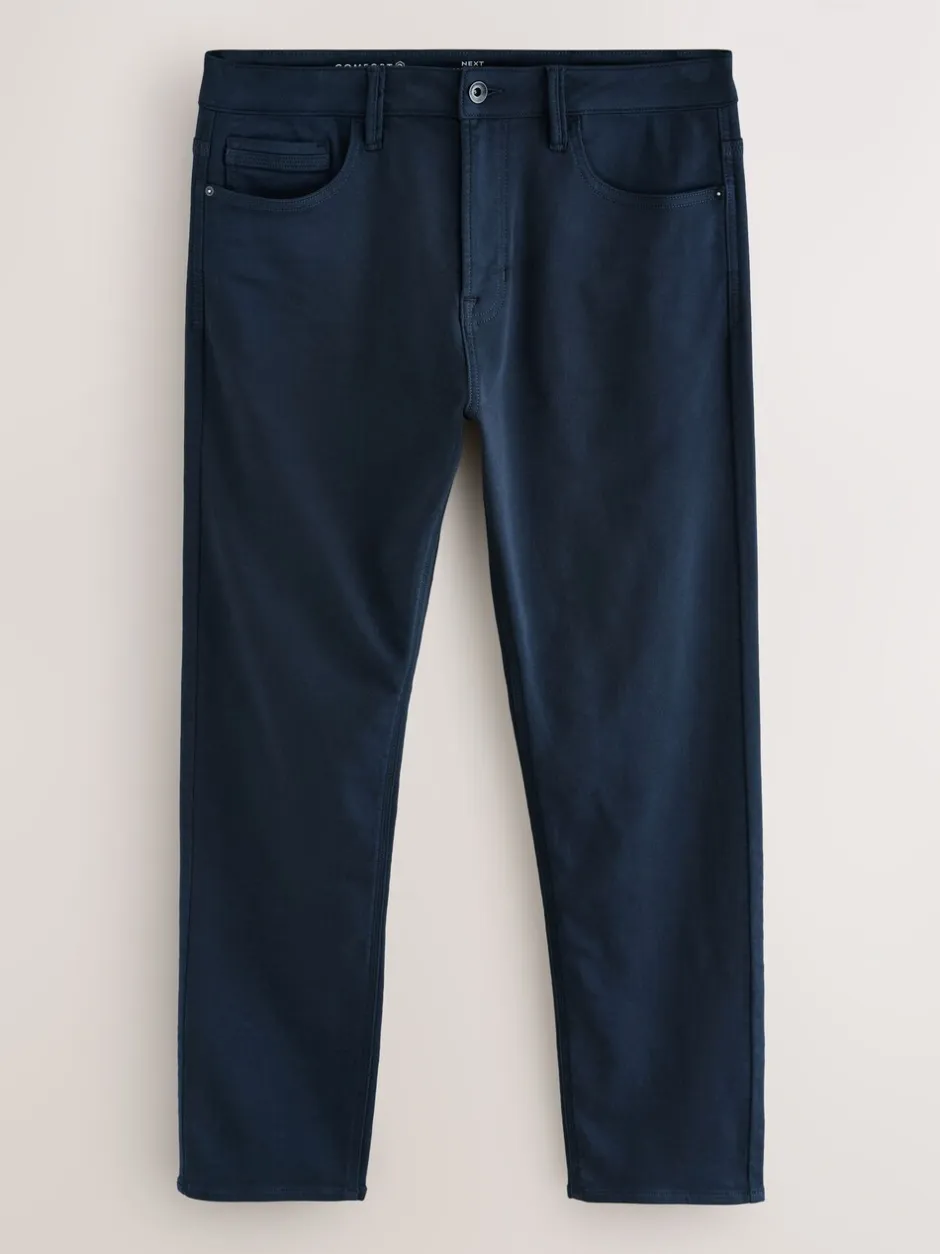 Jeans*Next Marineblauw - Slim Fit - Comfortabele stretchjeans