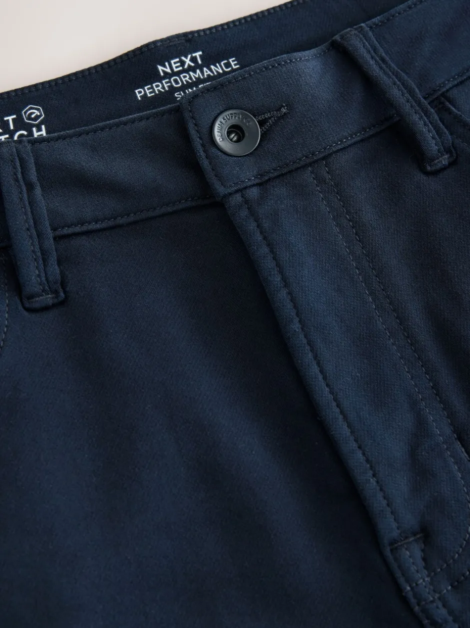 Jeans*Next Marineblauw - Slim Fit - Comfortabele stretchjeans