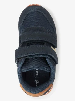 Babyschoenen|Next - Sneakers met dubbele bandjes Marineblauw