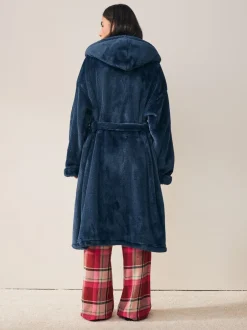 Badjassen|Alle Nacht- En Loungekleding*Next - Sneeuw kamerjas Marineblauw