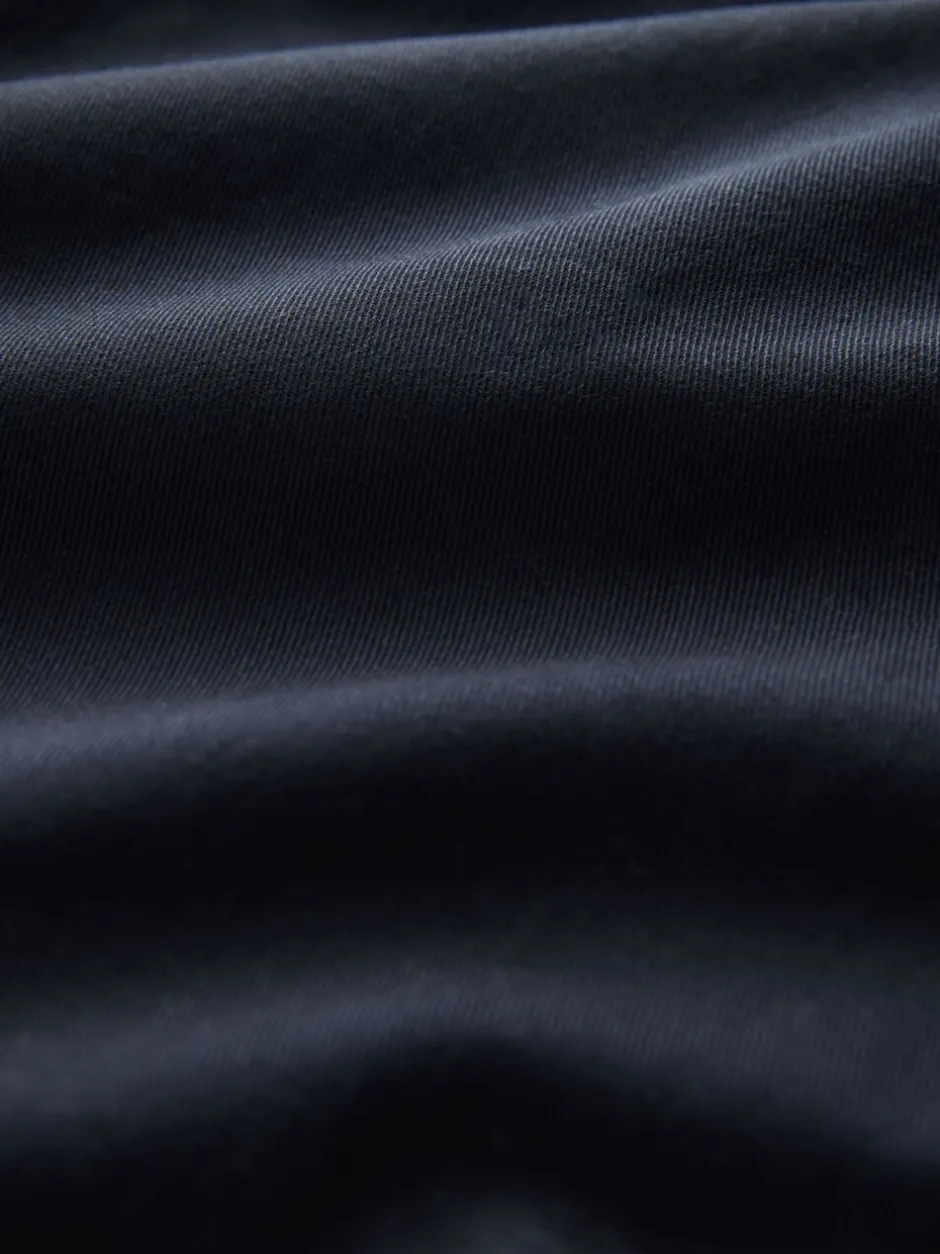 Broeken En Chino's*Next - Standaard toelopende pasvorm - Pleated Stretch Chinos Trousers With Elasticated Waist Marineblauw