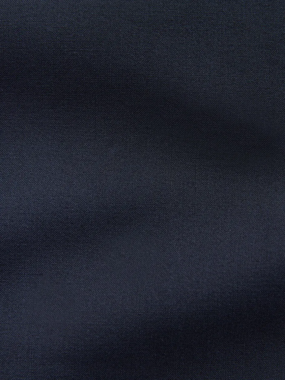 Smokings En Feestkleding|Next Marineblauw - Tailored Fit Wool Blend Motionflex Tuxedo Suit Jacket