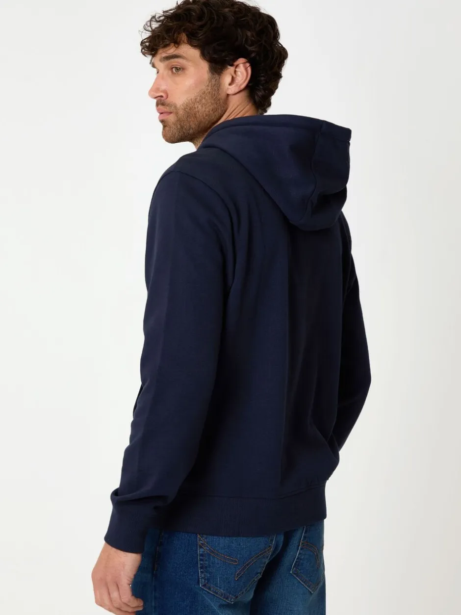 Sweaters En Hoody´S|Sweaters En Hoody´S|Threadbare - - Hoodie met rits Marineblauw