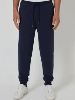 Joggingbroeken|Threadbare Marineblauw - - Katoenen Blend joggingbroek