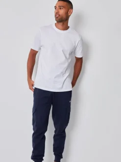 Joggingbroeken|Threadbare - joggingbroek in cargostijl Marineblauw