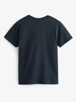 T-Shirts|Tops|Next Marineblauw - T-shirt met korte mouwen (3-16jr)