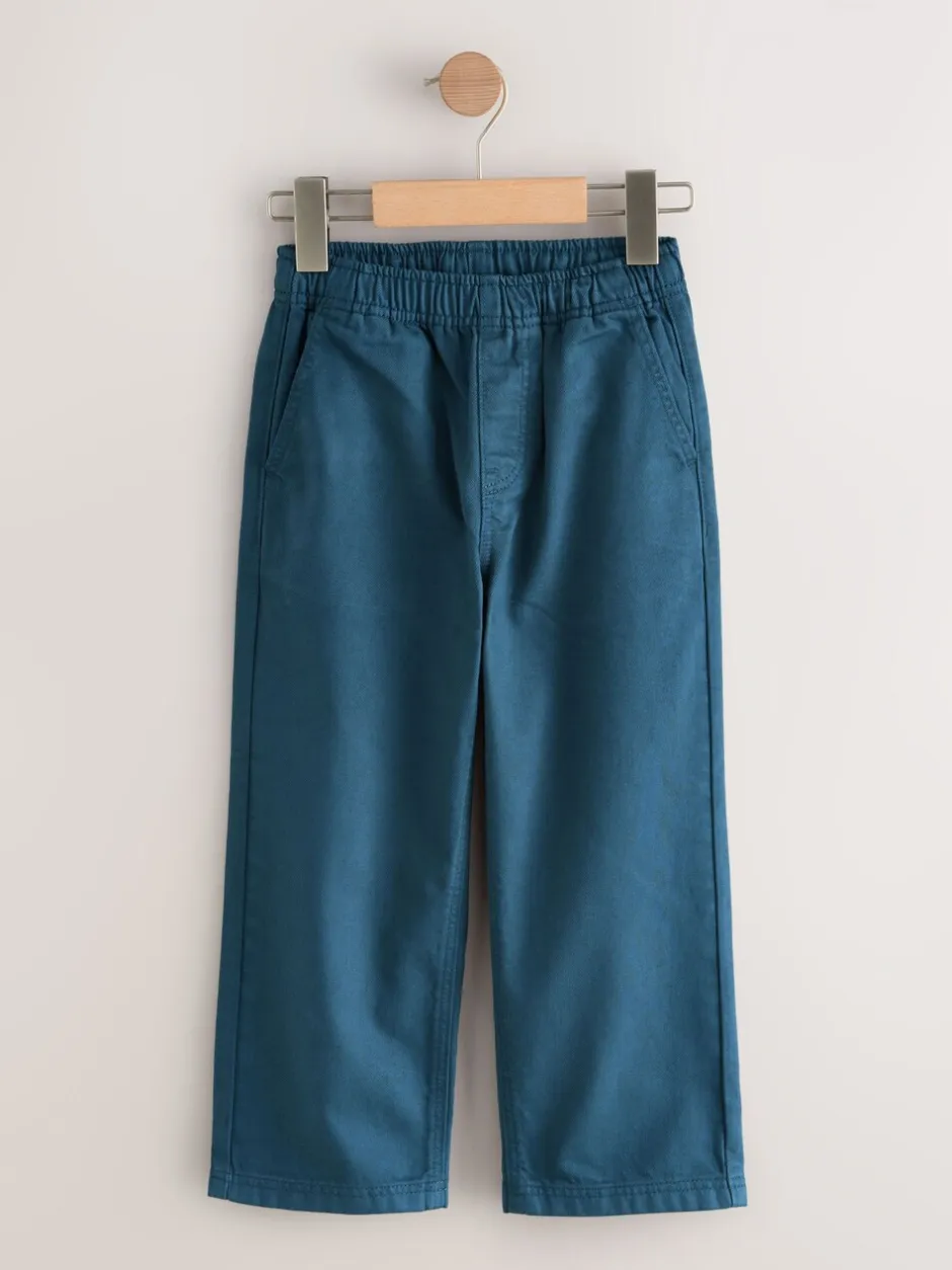 Jeans*Next - Twill jeans met aantrekkoord (3-16jr) Marineblauw