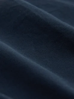 Broeken En Chino's*Next - Vermoeidheidszakken Katoen-linnen broek Marineblauw