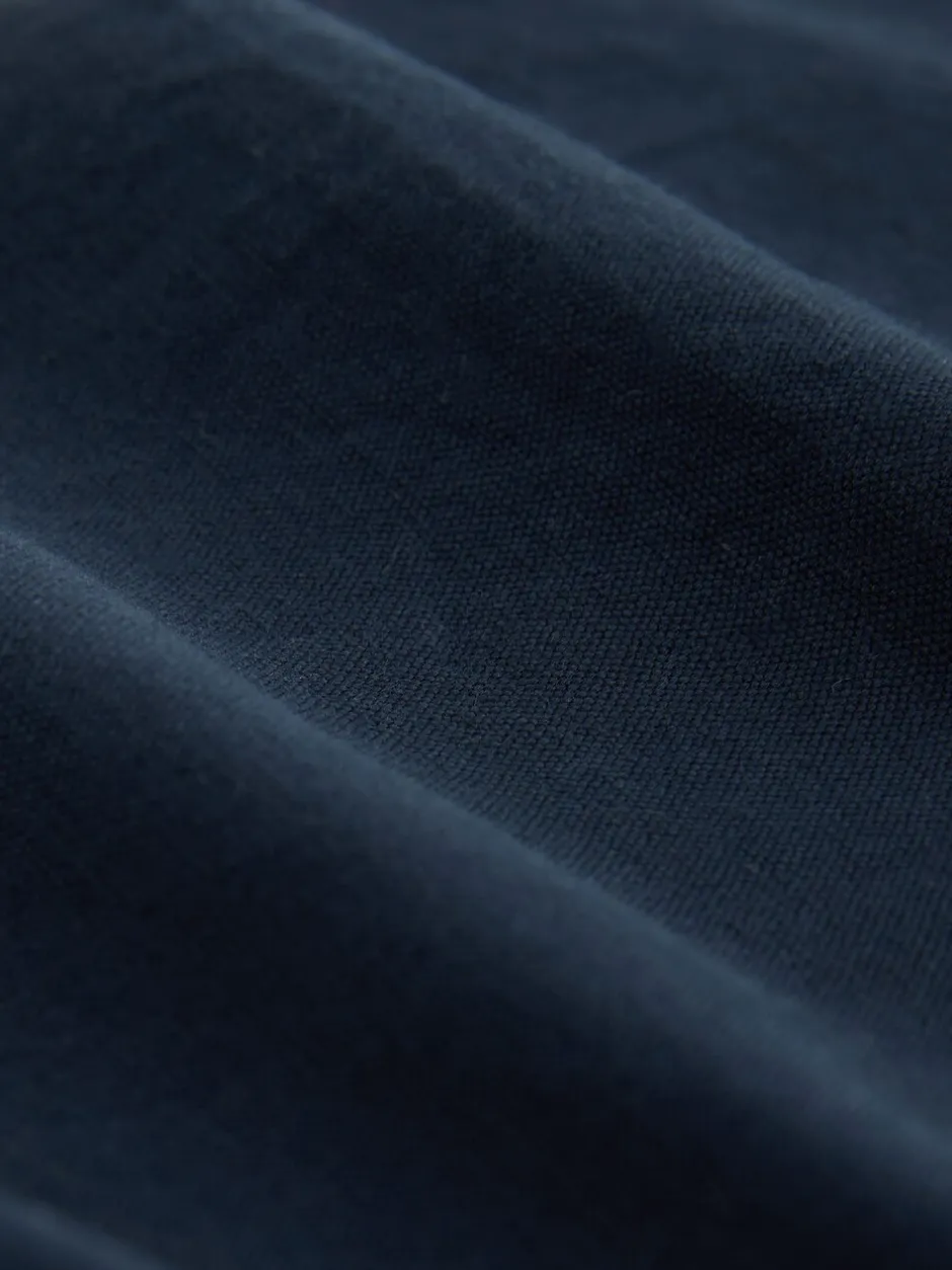 Broeken En Chino's*Next - Vermoeidheidszakken Katoen-linnen broek Marineblauw