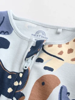 Multipacks|Babypakjes En Babypyjama's|Next - Verpakking van 4 baby pyjama's met tweewegrits (0mnd -2jr) Marineblauw