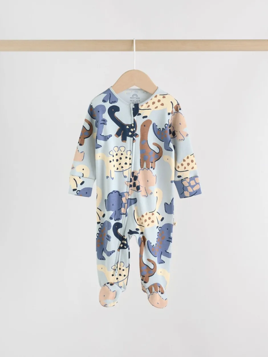 Multipacks|Babypakjes En Babypyjama's|Next - Verpakking van 4 baby pyjama's met tweewegrits (0mnd -2jr) Marineblauw