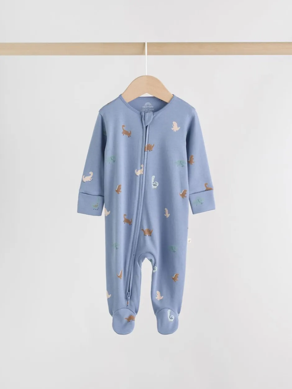 Multipacks|Babypakjes En Babypyjama's|Next - Verpakking van 4 baby pyjama's met tweewegrits (0mnd -2jr) Marineblauw