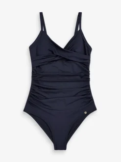 Badkleding*Next - Vormgevend badpak met buikcorrectie Marineblauw