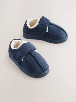 Pantoffels*Next - Warm gevoerde pantoffels met kuipzool Marineblauw