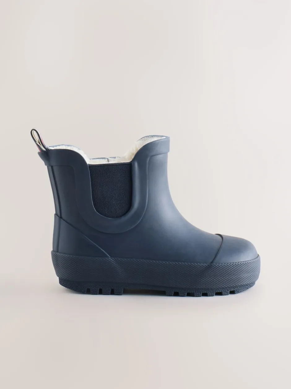 Laarzen|Next Marineblauw - Warme gevoerde enkellaarzen