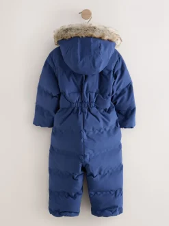 Jassen, Jacks En Kinderwagenpakjes|Jassen En Jacks*Next - Waterdicht gewatteerd sneeuwpak (3mnd-7jr) Marineblauw