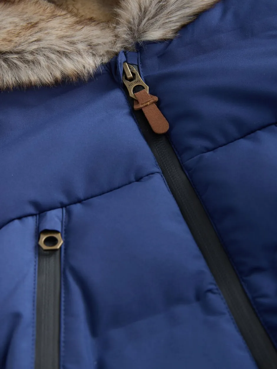 Jassen, Jacks En Kinderwagenpakjes|Jassen En Jacks*Next - Waterdicht gewatteerd sneeuwpak (3mnd-7jr) Marineblauw