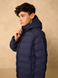 Schoolkleding|Jassen En Jacks*Next - Waterdicht halfzwaar jack met capuchon (3-17jr) Marineblauw