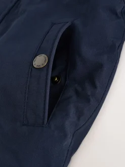 Jassen, Jacks En Kinderwagenpakjes|Schoolkleding*Next Marineblauw - Waterdichte parka met borgvoering (3mnd -7jr)