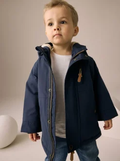 Jassen, Jacks En Kinderwagenpakjes|Schoolkleding*Next Marineblauw - Waterdichte parka met borgvoering (3mnd -7jr)