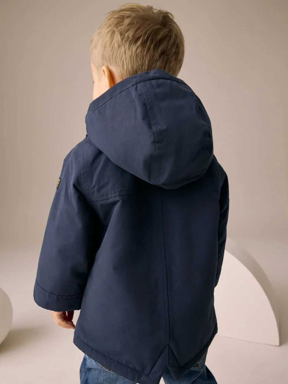 Jassen, Jacks En Kinderwagenpakjes|Schoolkleding*Next Marineblauw - Waterdichte parka met borgvoering (3mnd -7jr)