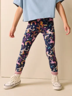 Broeken En Leggings|Next Marineblauw eenhoorn - Legging (3-16 jr)