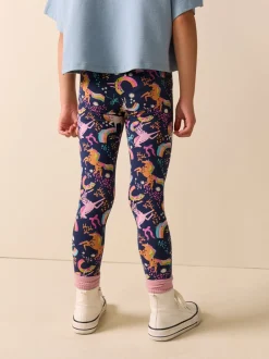 Broeken En Leggings|Next Marineblauw eenhoorn - Legging (3-16 jr)