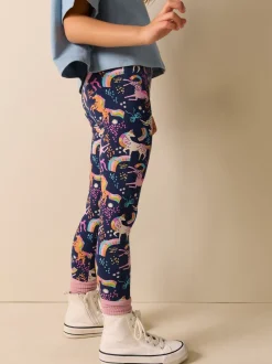 Broeken En Leggings|Next Marineblauw eenhoorn - Legging (3-16 jr)
