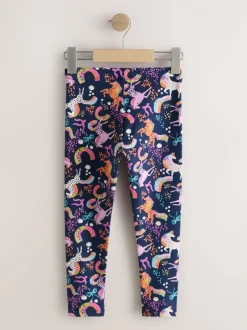 Broeken En Leggings|Next Marineblauw eenhoorn - Legging (3-16 jr)
