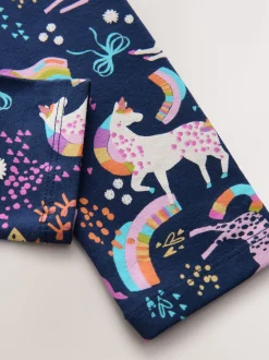 Broeken En Leggings|Next Marineblauw eenhoorn - Legging (3-16 jr)
