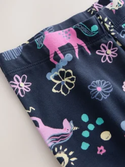Broeken En Leggings*Next Marineblauw eenhoorn - Uitlopende legging (3-16jr)