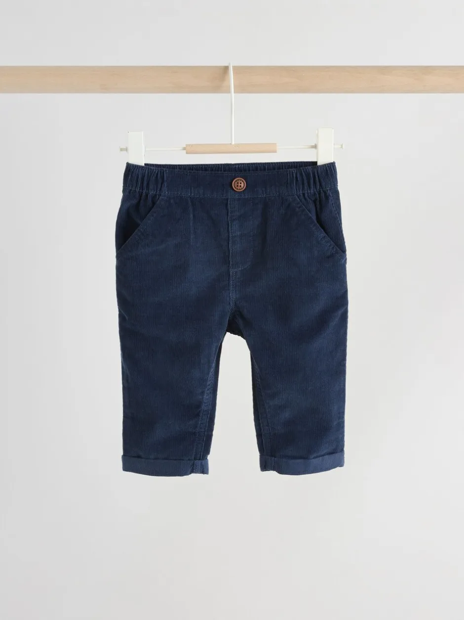 Broeken En Chino's|Shirts|Next - Babyset van gebreide top en broek (0mnd-2jr) Marineblauw gestreept