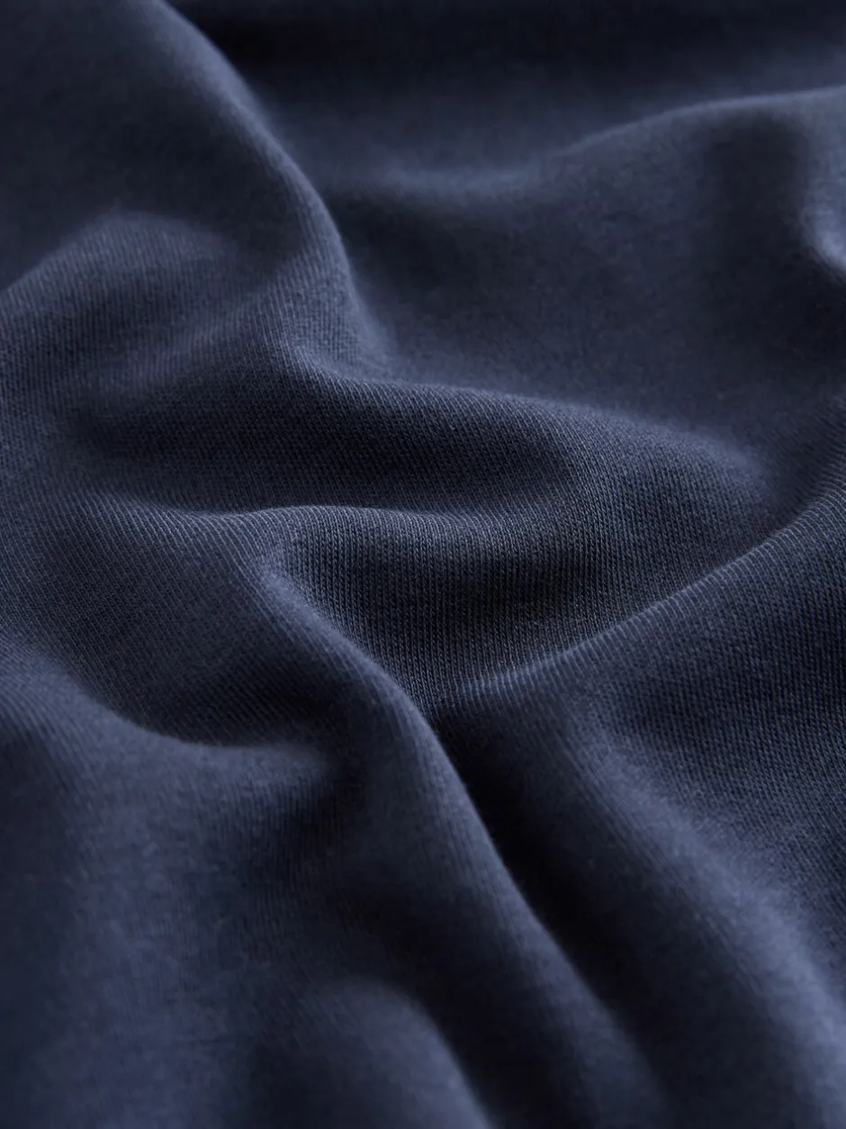 Pyjama's|Loungewear|self. - Pyjama met korte mouwen Marineblauw gestreept