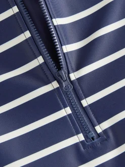 Badkleding|Badkleding|Next - Zonbeschermend onesie (3 mnd-7 jr) Marineblauw gestreept