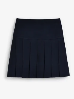 Shorts En Rokken|Next Marineblauw in langere lengtemaat - 2 Geplooide schoolrokken (3-16jr)