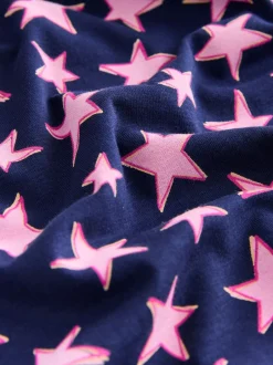 Pyjama's|Loungewear|Next - Pyjama met lange mouwen Marineblauw met sterren