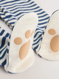 Babypakjes En Babypyjama's*Next - Baby Family-pyjama (0-2jr) Marineblauw streep Mummys Little Cub