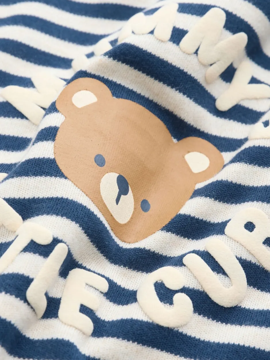 Babypakjes En Babypyjama's*Next - Baby Family-pyjama (0-2jr) Marineblauw streep Mummys Little Cub